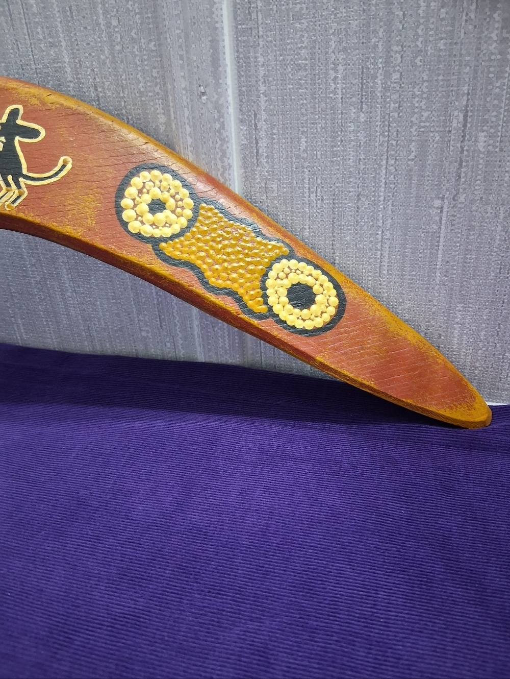 Vintage Left Hander Boomerang Langton Aboriginal 10" Arms Yaegl Bundjalung - Picture 5 of 17